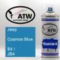 Preview: Jeep, Cosmos Blue, B4 / JB4: 400ml Sprühdose, von ATW Autoteile West.